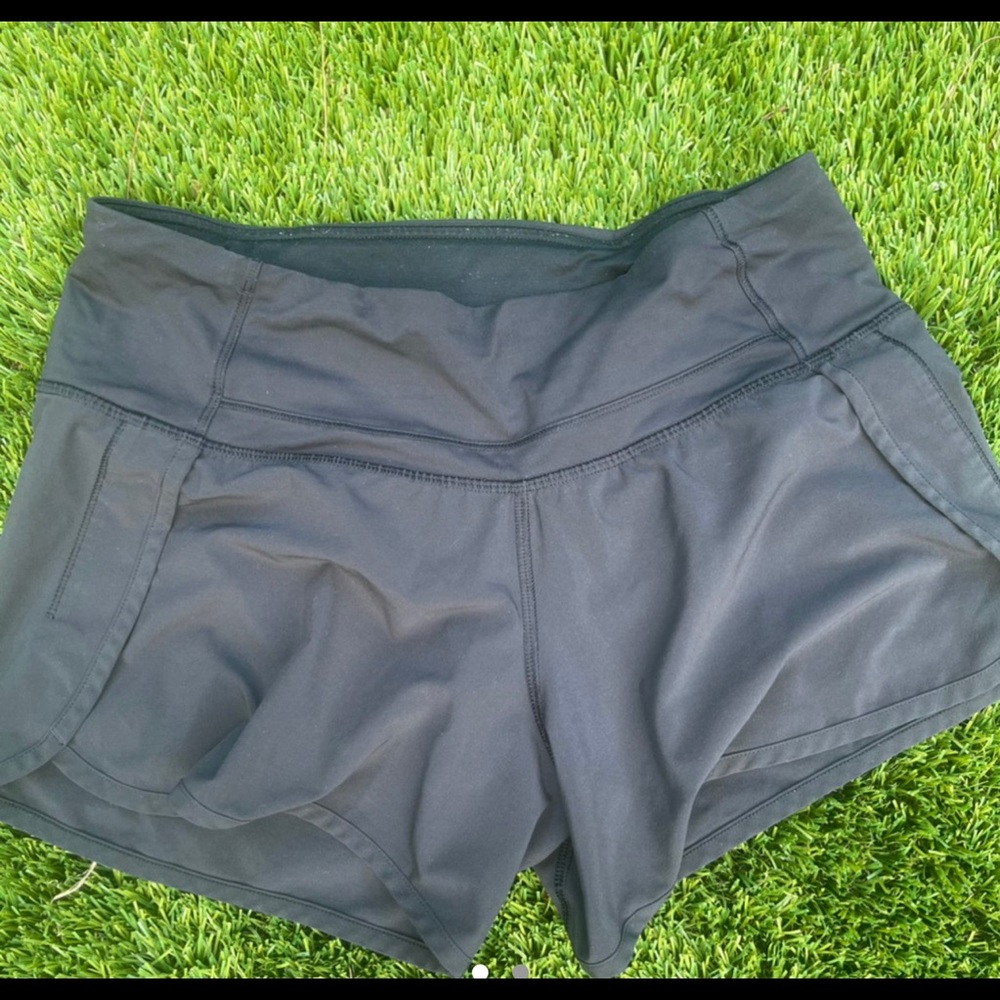 Black lululemon shorts